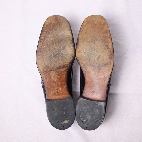 Barker Black Leather‎ Derby Dress Shoes UK 7 / US 8 Made in England - Picture 7 of 7